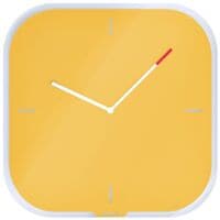 Leitz Wanduhr Cosy gelb