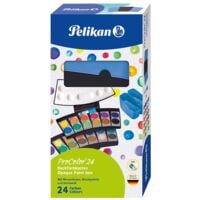 Pelikan Wasserfarbkasten ProColour 24 Farben schwarz