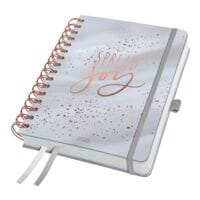 Sigel Wochenkalender Bullet Journal Stil Jolie Glittery Joy 2025 A5 Hardcover Spiralbindung