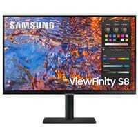 Samsung ViewFinity S8 S27B800PXP IPS Monitor, 68,58 cm (27''), 16:9, Ultra HD (4K), HDMI, DisplayPort, USB Typ C, Audio Jack, Audio Out, Ethernet (LAN)