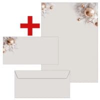 Sigel Weihnachts-Motiv-Papier Christmas in rose gold A4 100 Blatt inkl. 50er-Pack Weihnachts-Umschlge Christmas in rose gold