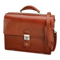 Alassio Aktentasche Mocca, Leder