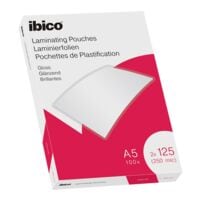 Ibico 100 Stck Laminierfolien 627315 glnzend A5 125 mic