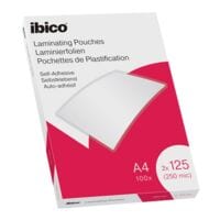 Ibico 100 Stck Laminierfolien 627325 selbstklebend glnzend A4 125 mic