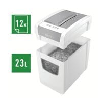 Aktenvernichter LEITZ Slim Office S P4, Sicherheitsstufe 4, Partikelschnitt (4 x 28 mm), bis 8 Blatt