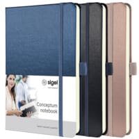 SIGEL Notizbuch Conceptum Metallic Edition A5 kariert
