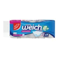 Gut & Gnstig Toilettenpapier sooo weich klassik 3-lagig, wei - 1 Pack  10 Rollen