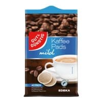 Gut & Gnstig Kaffee Pads mild Kaffepads 40 Stck