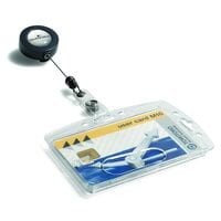 Durable 10er-Pack Ausweishalter fr Namensschild HARTBOX 801219 8,7 x 5,4 cm