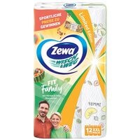Zewa 12 Rollen Kchenpapier Wisch&Weg Fit Family - 2-lagig