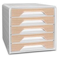 cep Schubladenbox Smoove 5 Schubladen wei/Buche