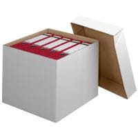 Nestler 20 Kartons mit abnehmbarem Deckel - 43,8 x 38,5 x 33,6 cm