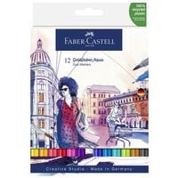 Faber-Castell 12er-Pack Aquarellmarker Goldfaber Aqua Dual