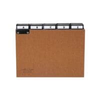 Durable Leitregister A-Z braun A4 quer