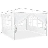 relaxdays 4er-Set Seitenwand fr Pavillon wei