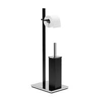 relaxdays 2-in-1 WC-Garnitur mit Brstenhalter eckig