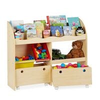 relaxdays Kinderregal fr Spielzeug