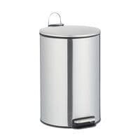 relaxdays Edelstahl Treteimer - 12 Liter