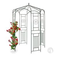 relaxdays Rosenpavillon Metall