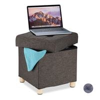 relaxdays Sitzhocker schlichtes Design