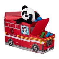 relaxdays Sitzbox Fire Truck