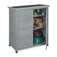 relaxdays Gartenschrank mit 3 Fchern
