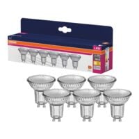 Osram 6er-Pack LED-Lampe 4.3 W GU10 2700 K