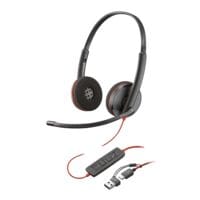 Poly Headset »Blackwire 3220« USB-C schwarz / rot