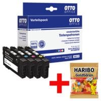 OTTO Office 4er-Set Tintenpatronen fr Epson 405 XL inkl. Fruchtgummi Goldbren
