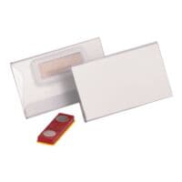 Durable 25er-Pack Namensschilder mit Magnet verdrehsicher 75 x 40 mm