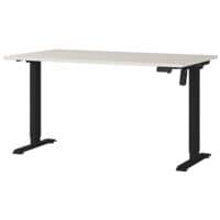 Germania Schreibtisch hhenverstellbar (elektrisch) Boras 140 cm, C-Fu