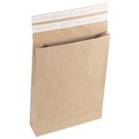 flexiPAK 200 Faltentaschen mit Steh-/Klotzboden classic Doppelfixverschluss 10 cm Falte ca. DIN B3 100 g/m² ohne Fenster