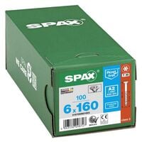 SPAX Universalschrauben T30 Senkkopf Edelstahl A2 6 x 160 mm 100 Stück
