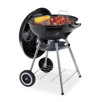relaxdays Kugelgrill mit Deckel