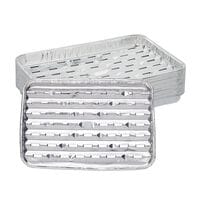 relaxdays 25er-Set Alu-Grillschale - 34x22 cm