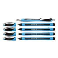 4x Schneider Slider Memo XB blau / schwarz Kugelschreiber dokumentenecht inkl. 1x Kugelschreiber Slider Rave XB