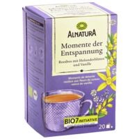 Alnatura BIO Krutertee Rooibos Momente der Entspannung 20 Stck Tassenportion Papierkuvert