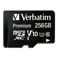Verbatim microSDXC-Speicherkarte 256 GB Premium U1 inkl. Adapter
