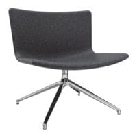 fm Brombel  Lounge-Sessel Lodus mit 4-Sterndrehfu ohne Armlehnen