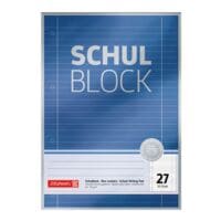 Brunnen Notizblock Premium A4 liniert mit Innen- und Auenrand, 50 Blatt