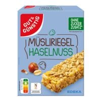 Gut und Gnstig 8er-Pack Msliriegel Haselnuss 200 g
