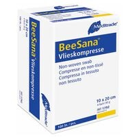 Meditrade 100er-Pack Vlieskompresse BeeSana 10 x 20 cm - 30 g