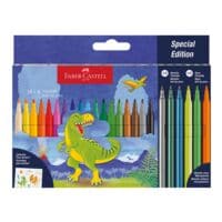 Faber-Castell (Schule) 18 + 6 Filzstifte Dino Edition