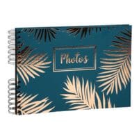 EXACOMPTA Fotoalbum Palma 32x22 cm 50 Seiten blau