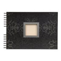 EXACOMPTA Fotoalbum Kaschmir 32x22 cm 50 Seiten schwarz