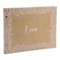 EXACOMPTA Fotoalbum Kraft 37x29 cm 40 Seiten wei