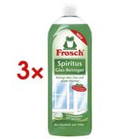 Frosch 3x Glasreiniger Spiritus 750 ml