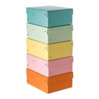 Falken Archiv-Box PURE Box DIN A5 100mm Farbset 5 Stck