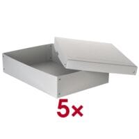 Falken Archiv-Box PURE Box PRO DIN A3 100mm 32/44/10 cm 5 Stck
