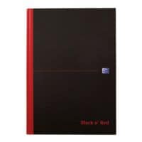 Oxford Notizbuch Black n' Red A4